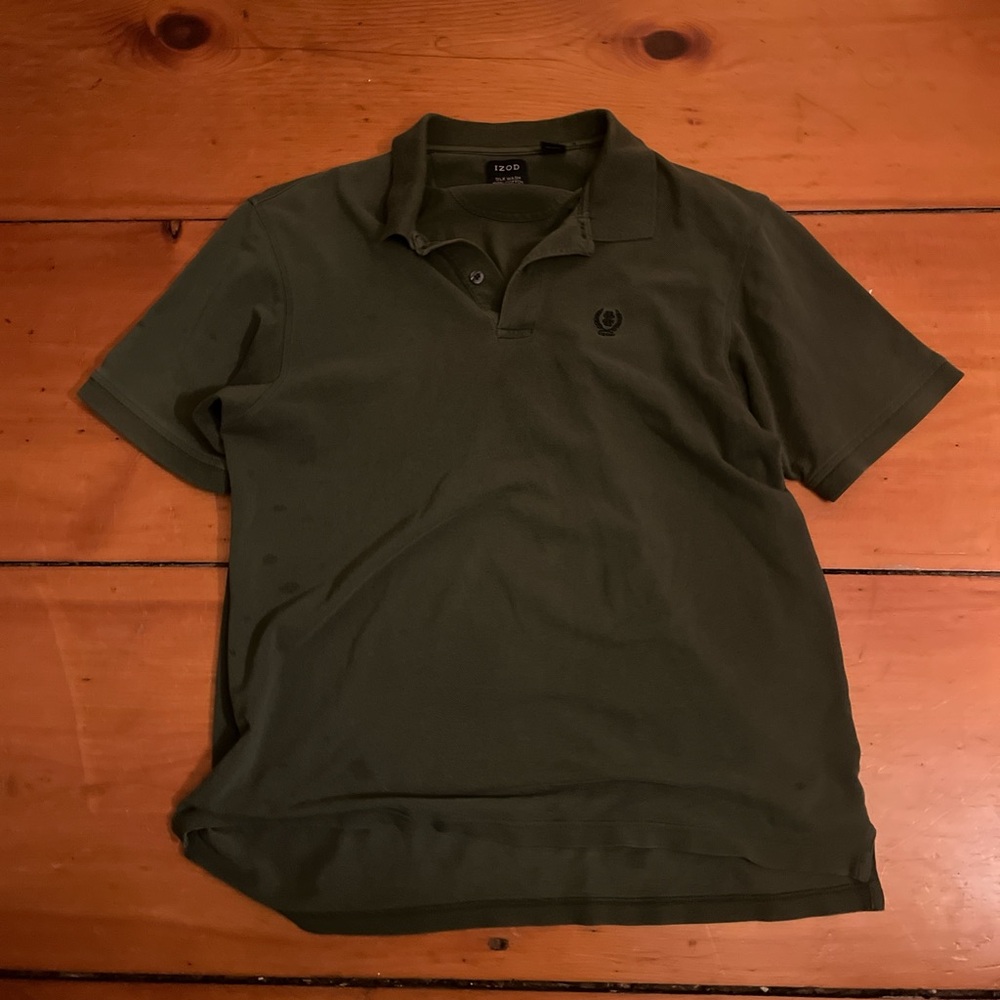 Izod Dark Green Men's Polo Shirt